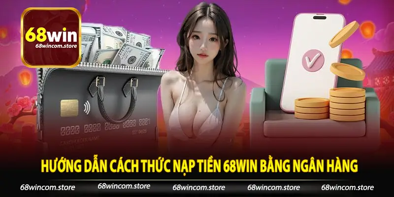 Hướng dẫn cách thức nạp tiền 68Win bằng ngân hàng