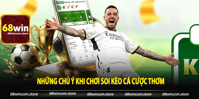 Những chú ý khi chơi soi kèo cá cược thơm